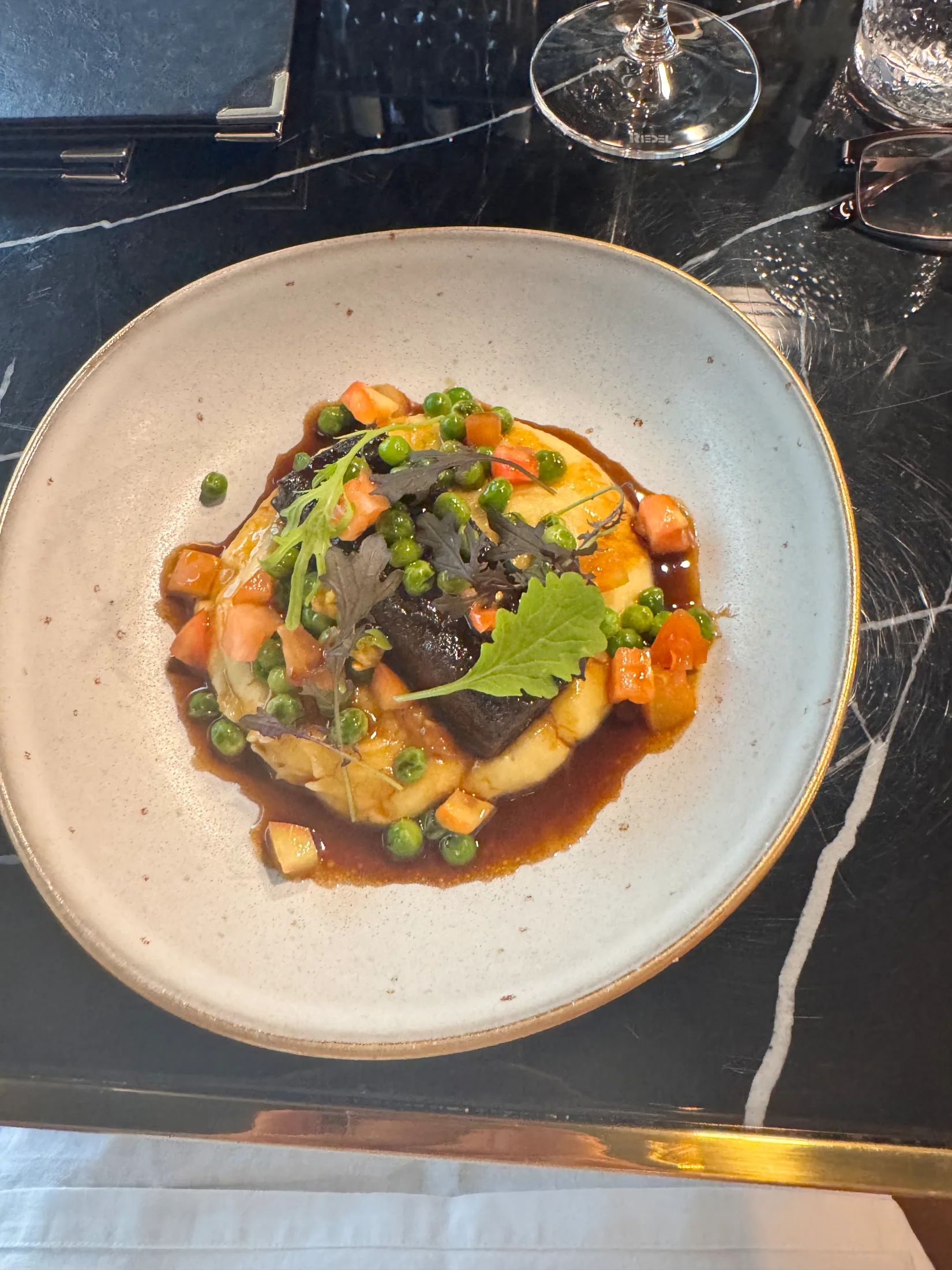 Rabo de boi • Coração de vaca fumado • Cogumelos • Batata-doce