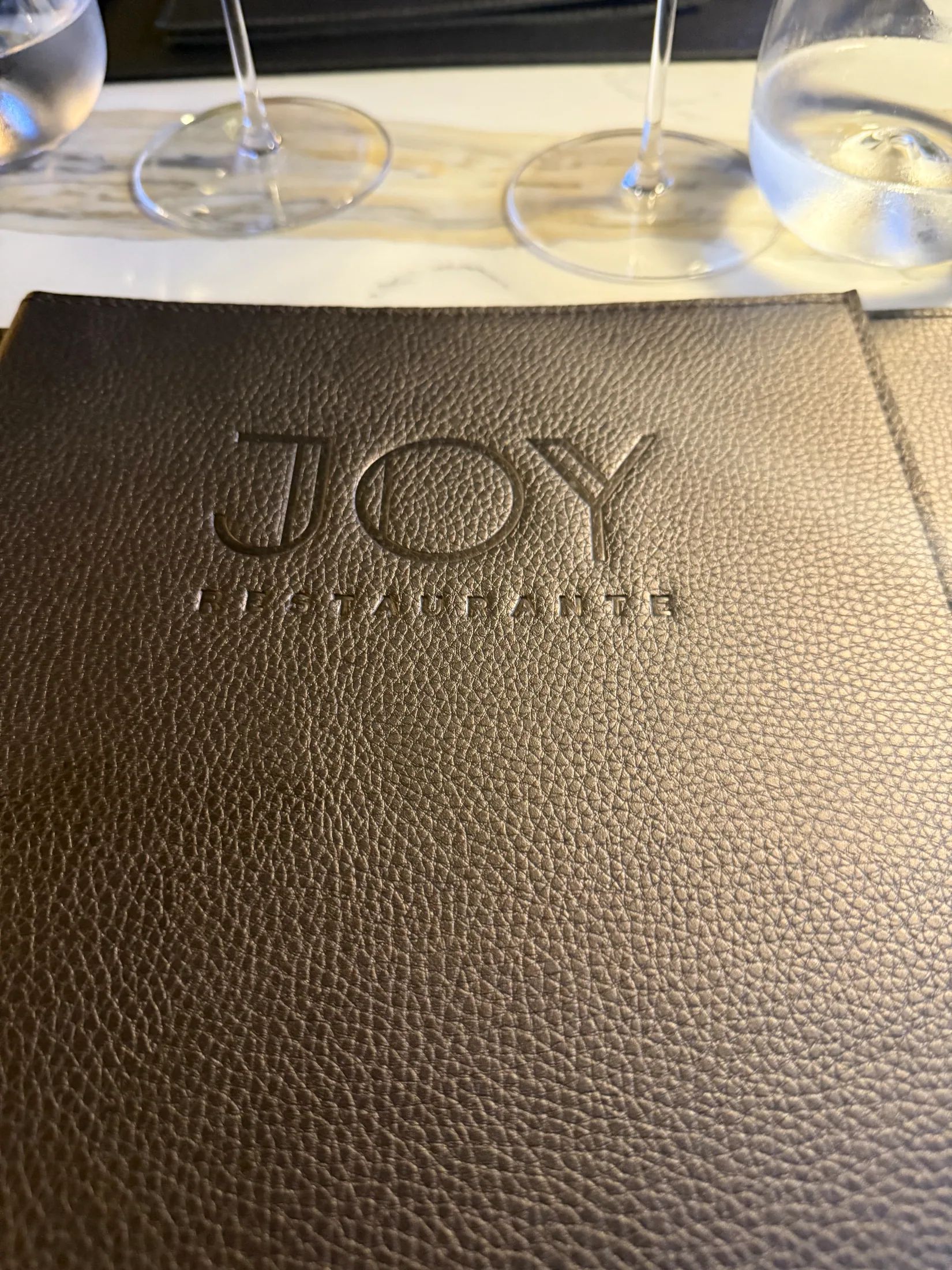 Joy Menu