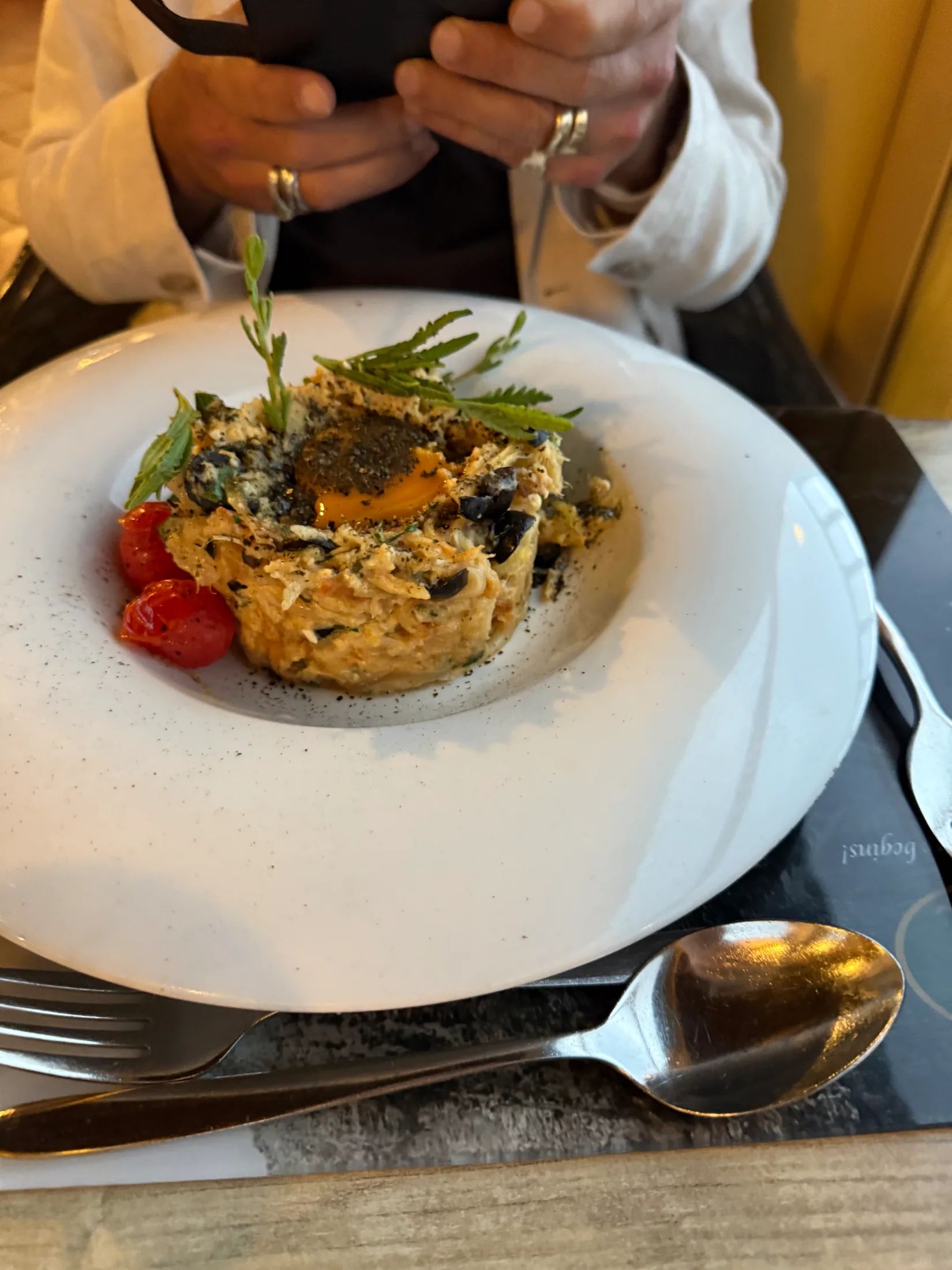 Risoto de cogumelos com trufas