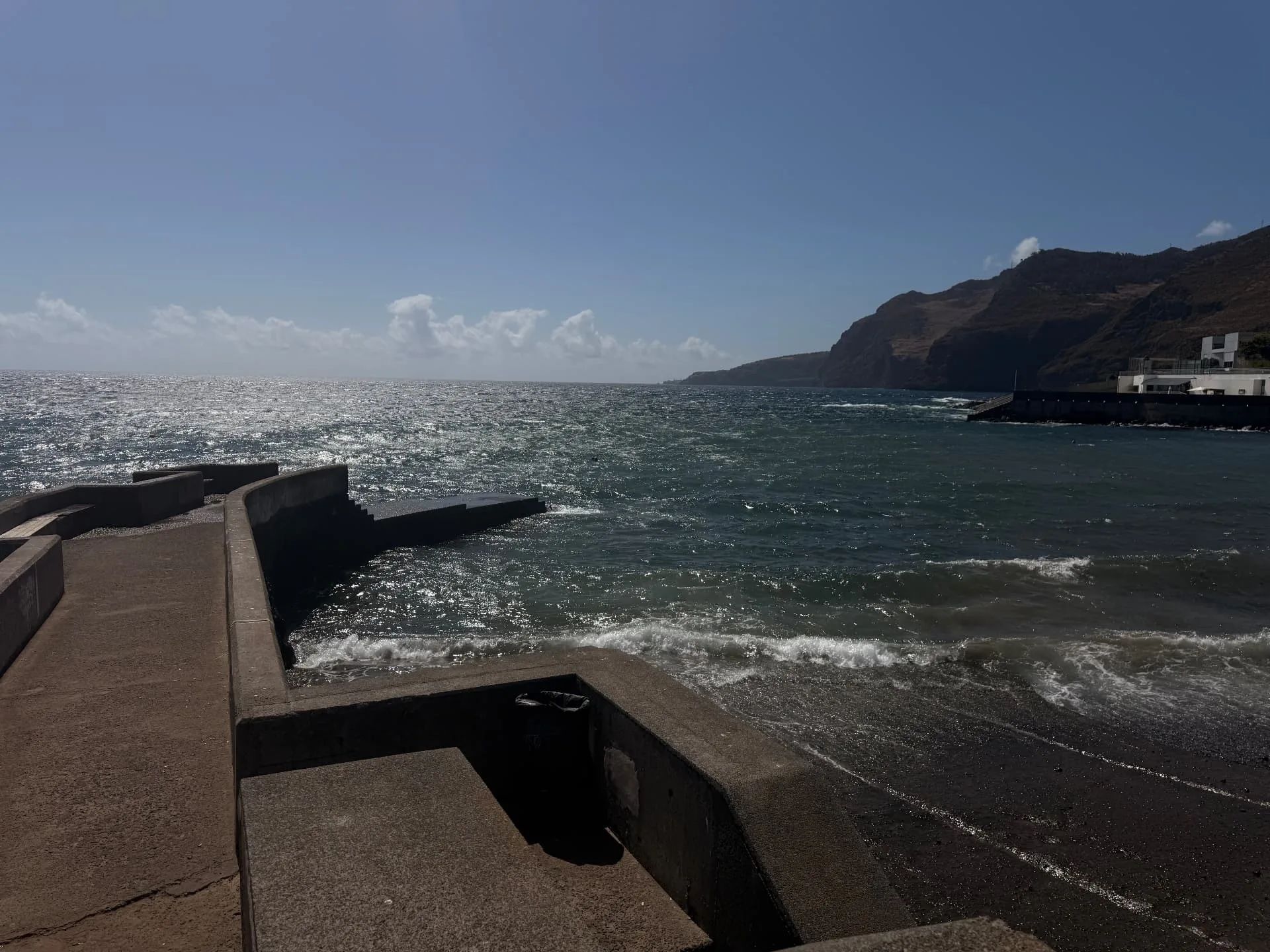 Promenade at Praia do Calhau, Caniçal