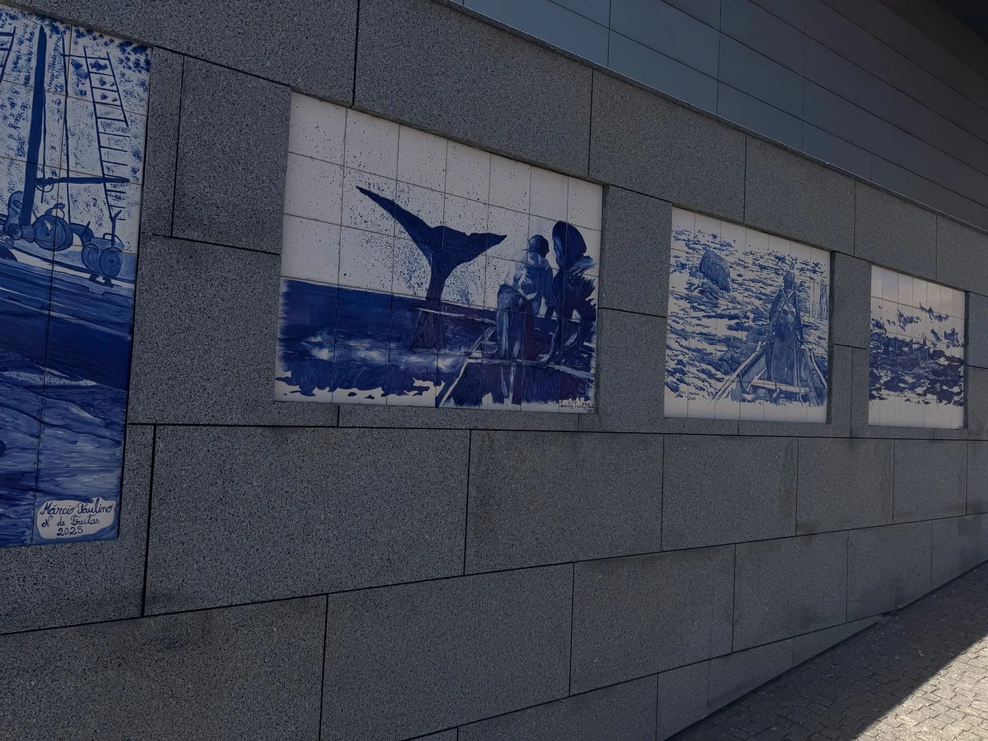 Painel de azulejo baleeiro, Caniçal