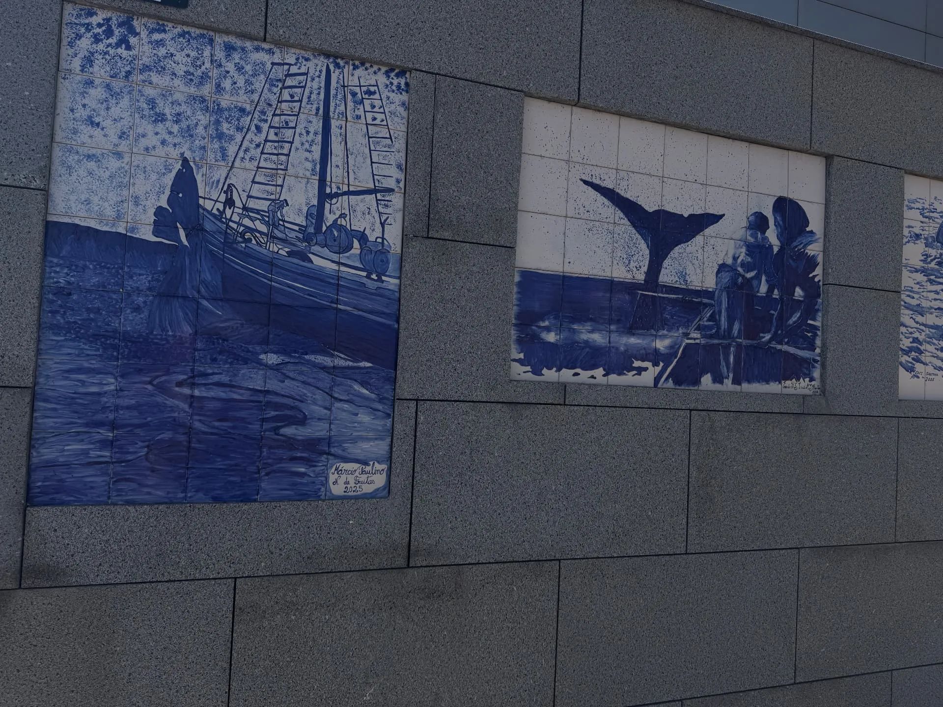 Painéis de azulejo baleeiros, Caniçal