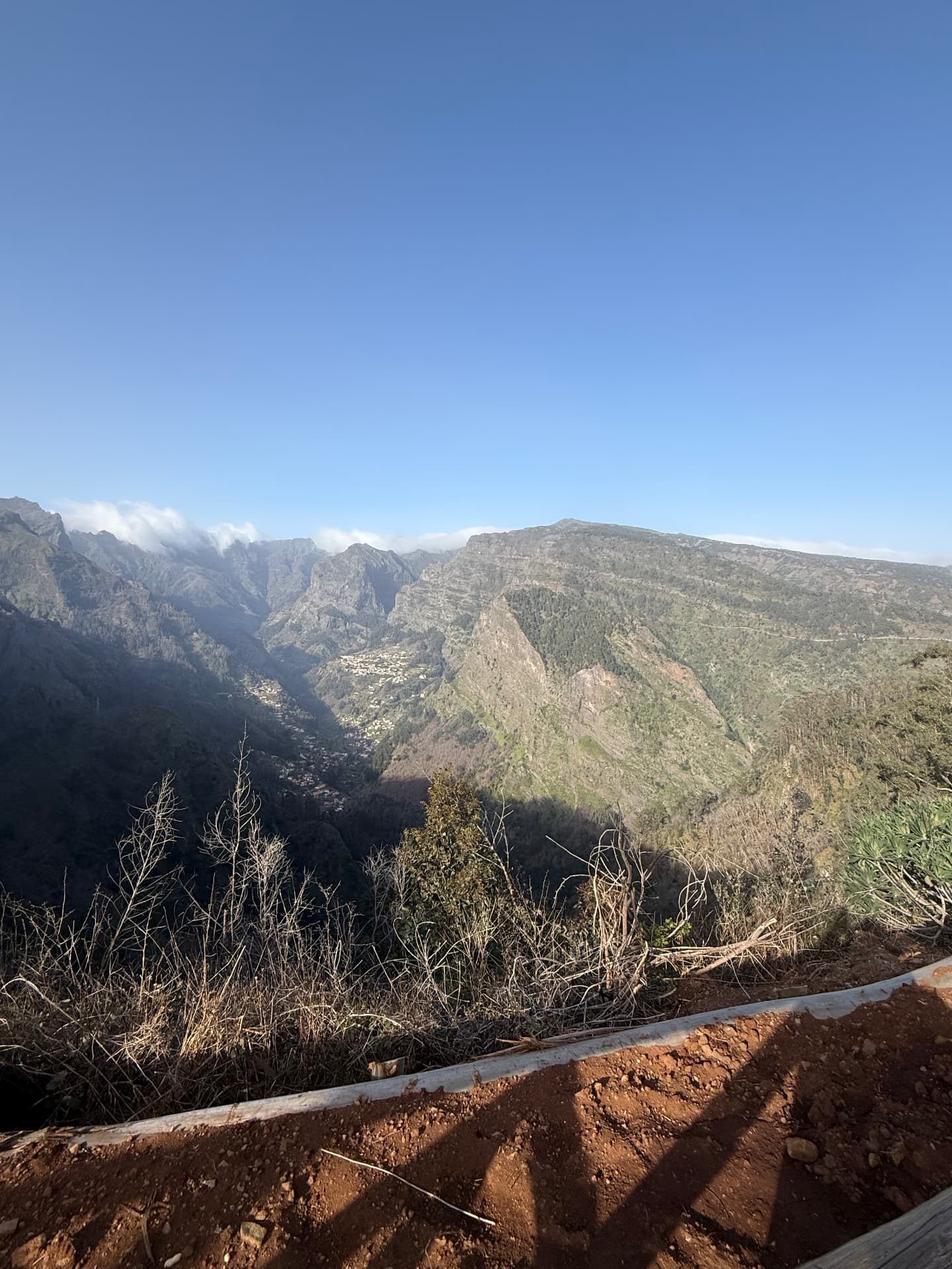 View from Boca dos Namorados viewpoint over Curral das Freiras (Nuns Valley), Madeira